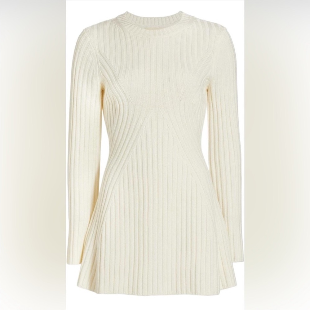 NWOT White Long Sleeve Sweater Dress Similar to H&M Dress